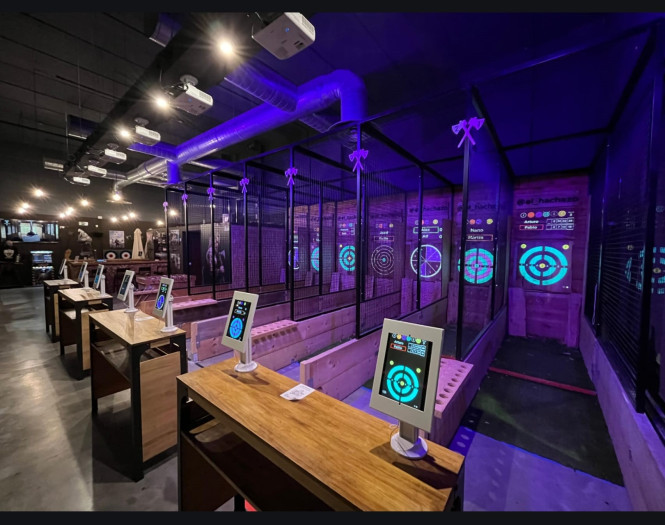 axe throwing lanes in madrid.
